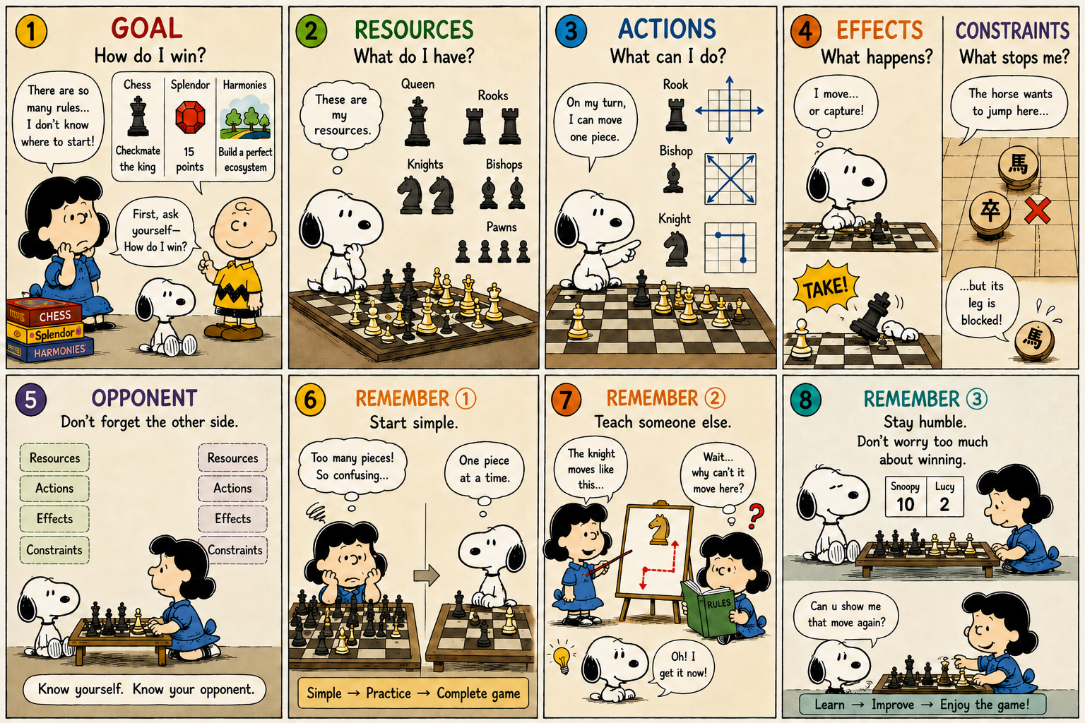 Illustration for: How can I learn and remember every game's rules?